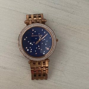 Michael Kors Rose gold beautiful night sky watch
